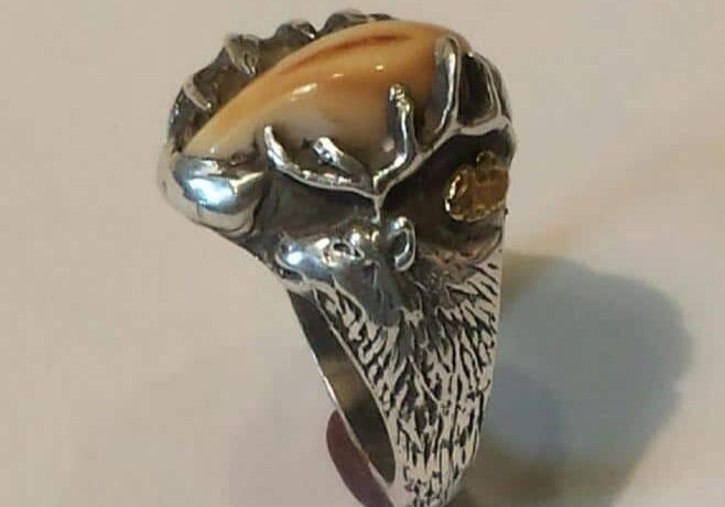 ring with a jewel